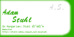 adam stuhl business card